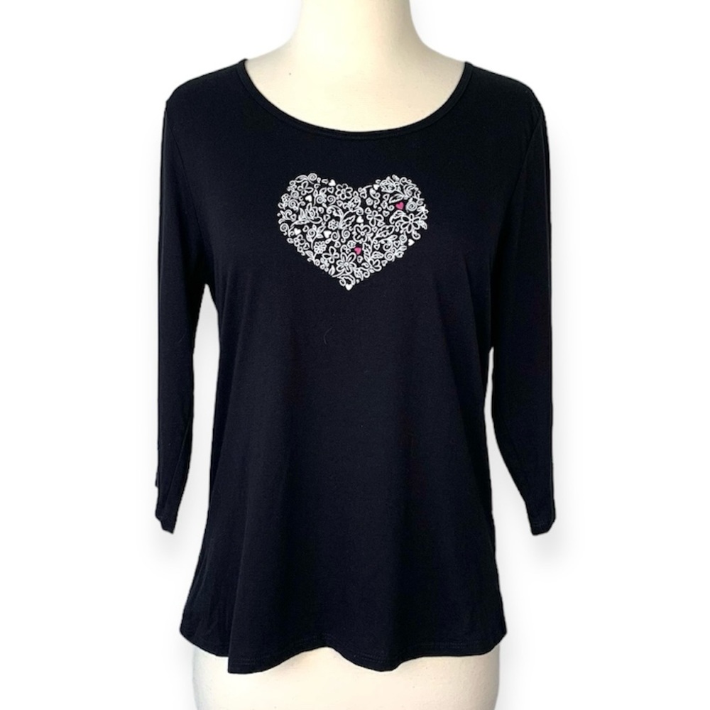 NWT Black Heart Tee